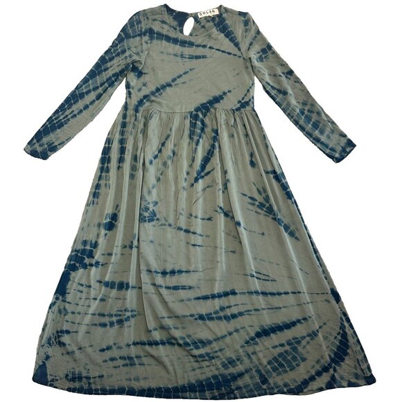DOLAN Maxi Dress Tie Dye Midi Oversized Boho Lightweight Cotton - Picture 1 of 16